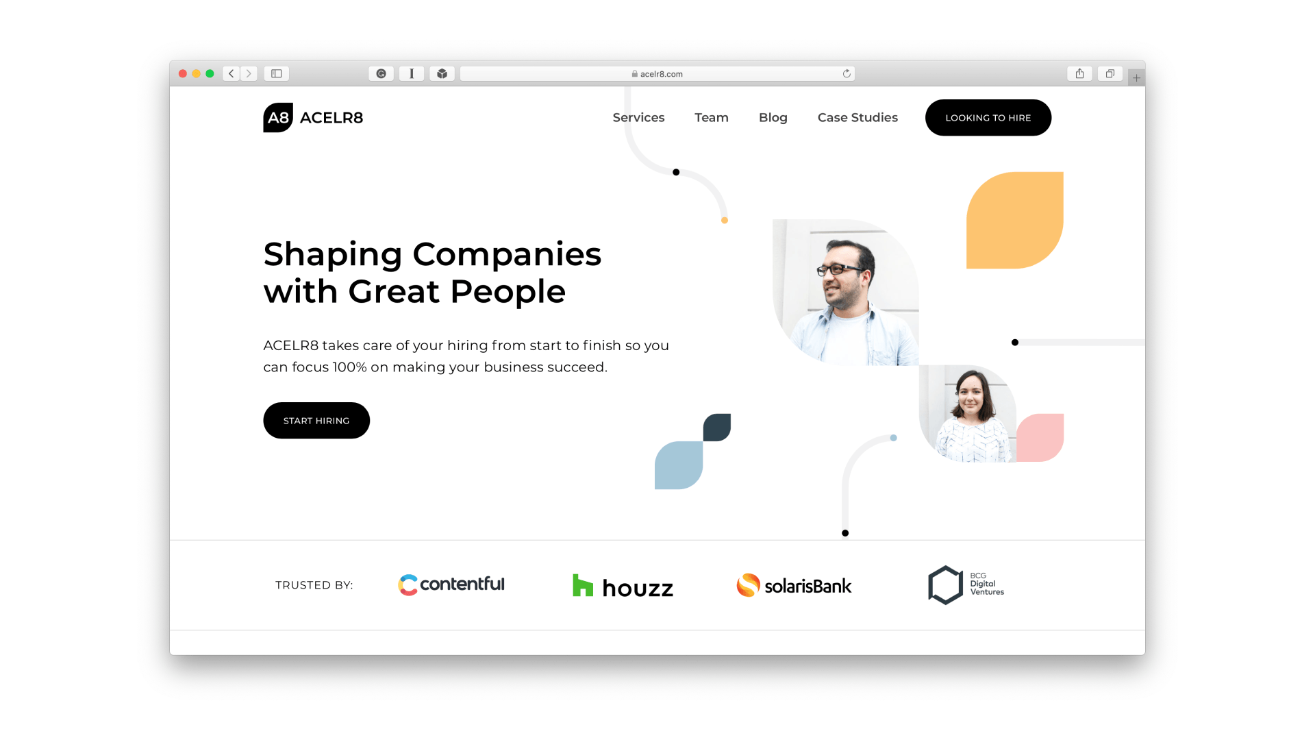 ACELR8 brand work example