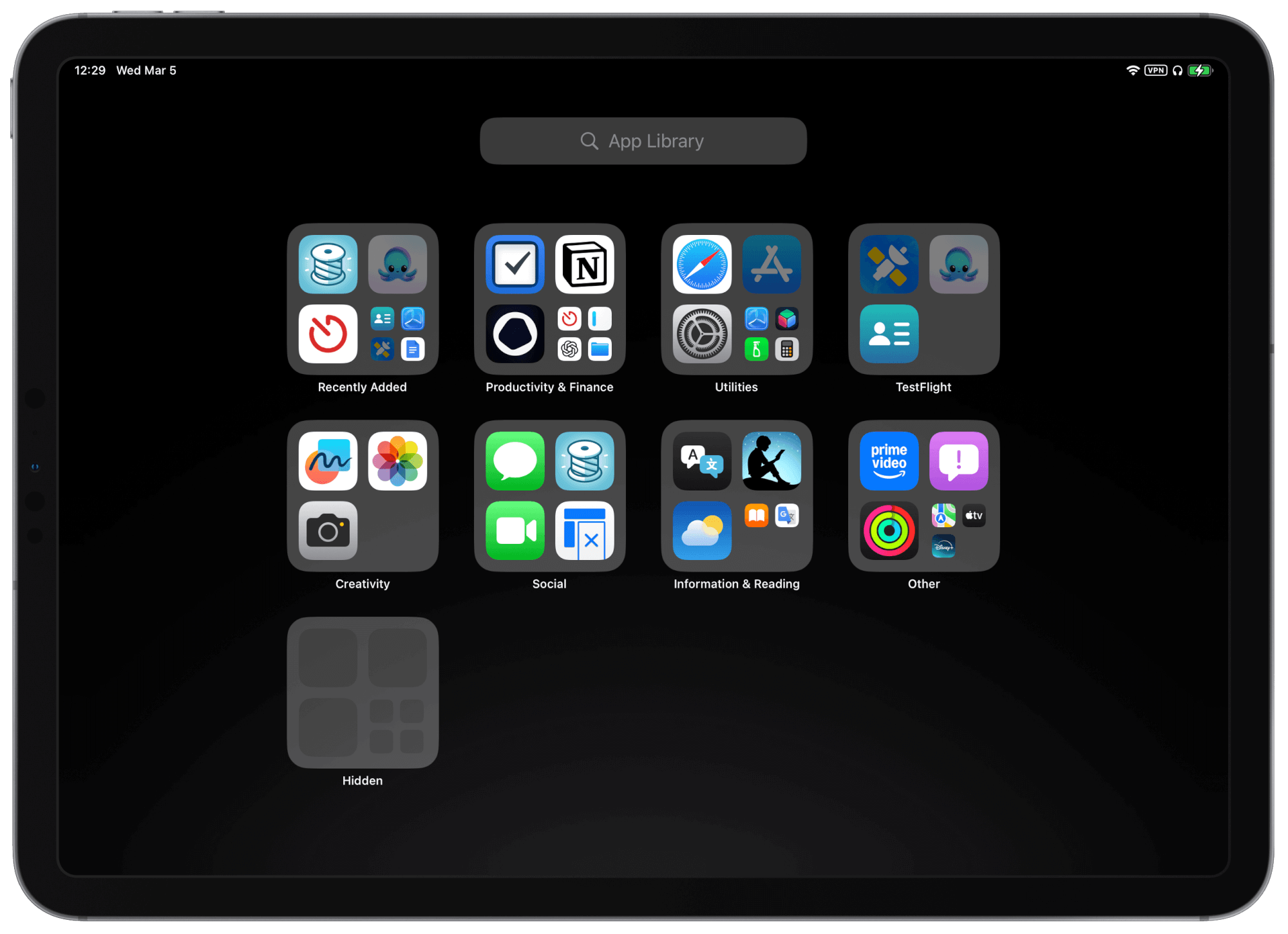 ipad app library