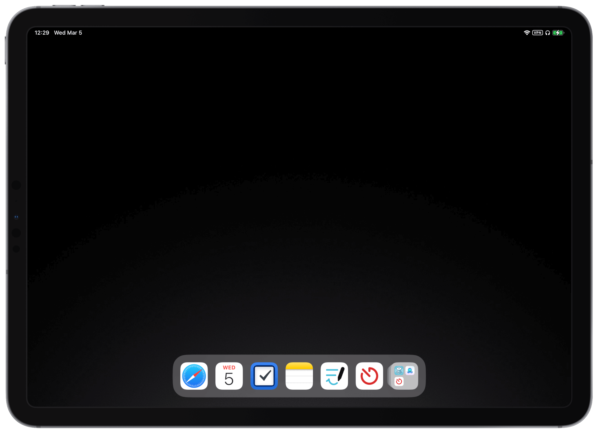 ipad homescreen