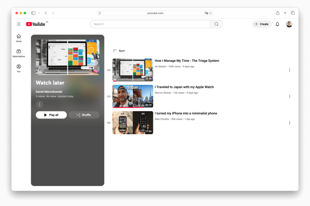 untrap for youtube
