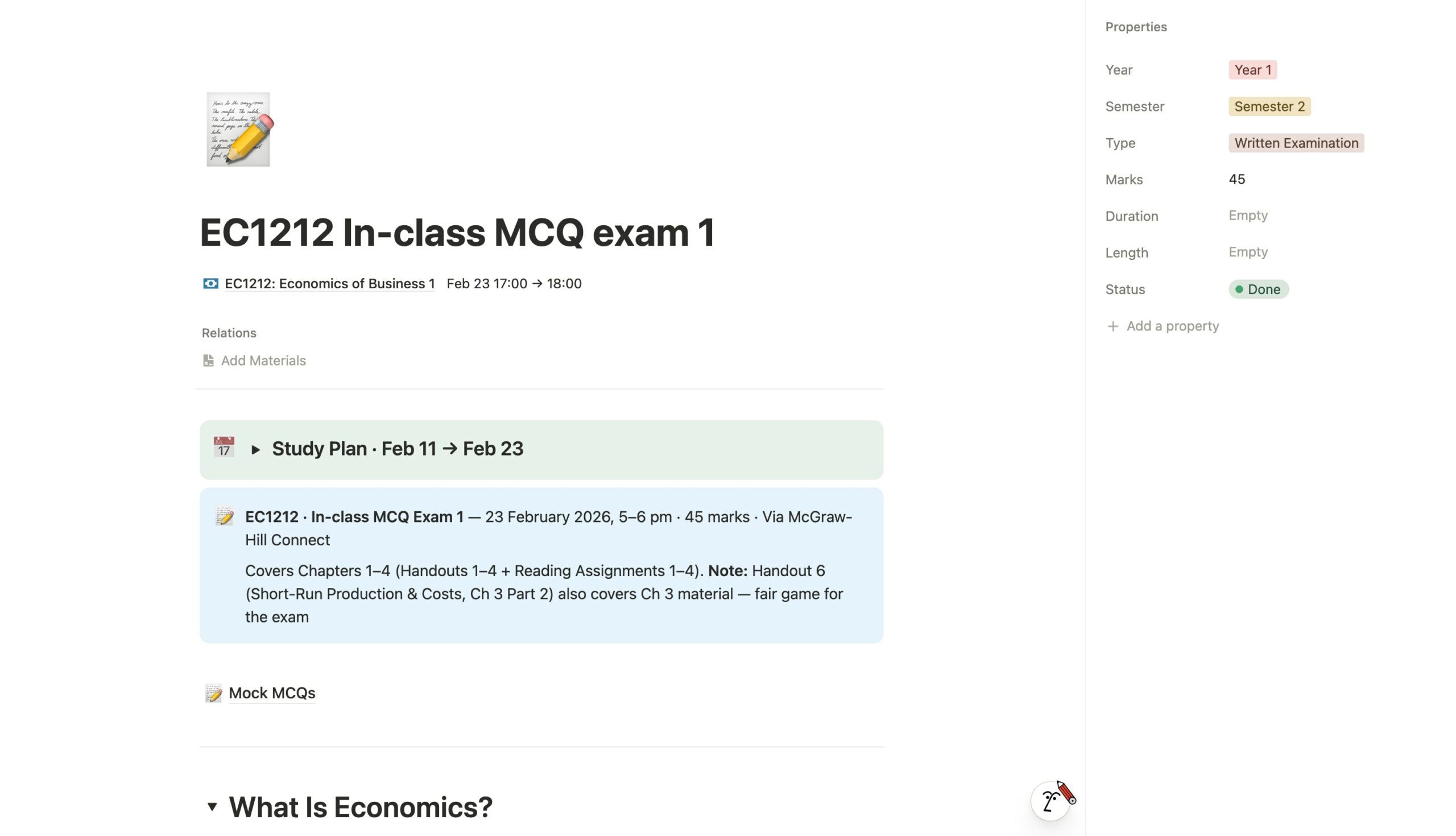 notion university dashboard template assignments