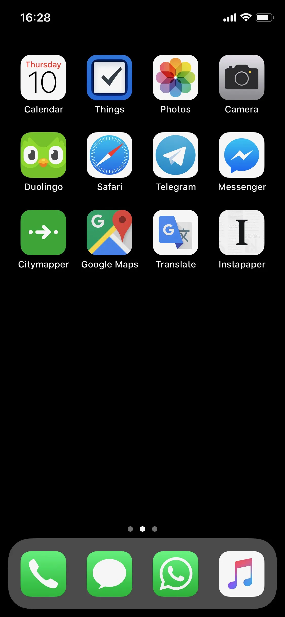 My iPhone Homescreen (2019)